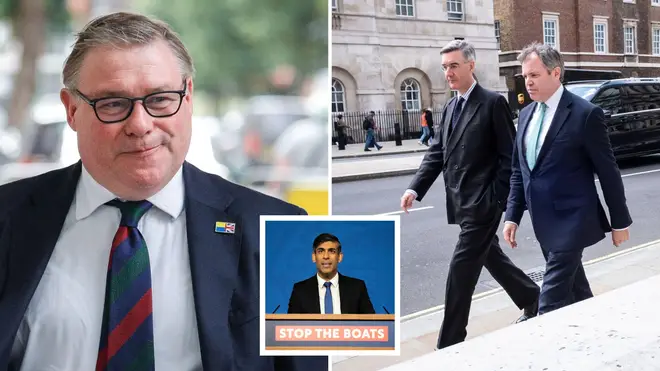 Tory right-wing ERG reject government’s Rwanda plan – claiming Sunak’s bill does not go far enough