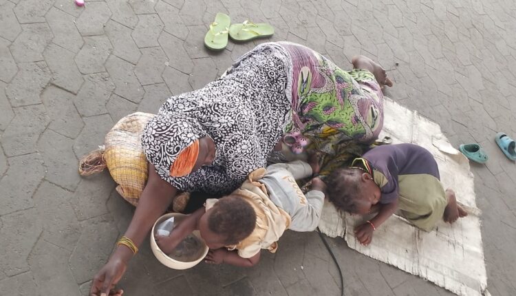 Biting Poverty Leaves Mother And Kids In The Open