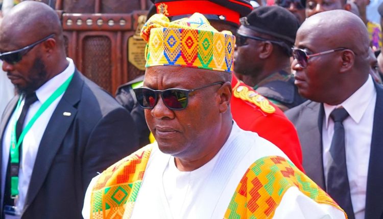 ‘Today marks a new beginning to reset Ghana’ – Mahama tells Ghanaians