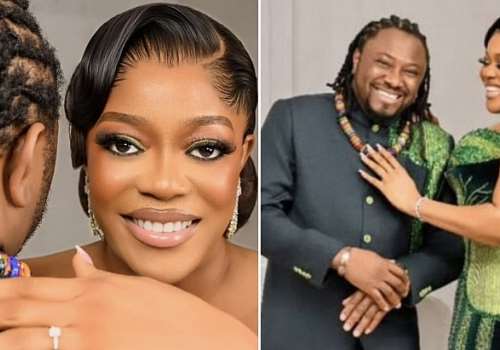 Nollywood actress Eve Esin and Ghanaian partner wed